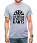 I'd Rather Be Playing Darts Mens T-Shirt