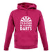 I'd Rather Be Playing Darts unisex hoodie