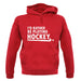 I'd Rather Be Playing Hockey unisex hoodie