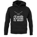 I'd Rather Be Playing Ice Hockey unisex hoodie