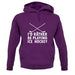 I'd Rather Be Playing Ice Hockey unisex hoodie