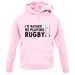 I'd Rather Be Playing Rugby unisex hoodie