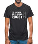 I'd Rather Be Playing Rugby Mens T-Shirt