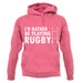 I'd Rather Be Playing Rugby unisex hoodie