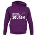 I'd Rather Be Playing Squash unisex hoodie