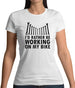 I'd Rather Be Working On My Bike Womens T-Shirt