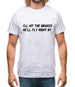 Hit The Brakes, He'Ll Fly Right By Mens T-Shirt