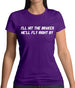 Hit The Brakes, He'Ll Fly Right By Womens T-Shirt