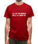 Hit The Brakes, He'Ll Fly Right By Mens T-Shirt