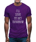 I'Ll Start My Diet Tomorrow Mens T-Shirt