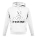 I'm A Cat Person unisex hoodie