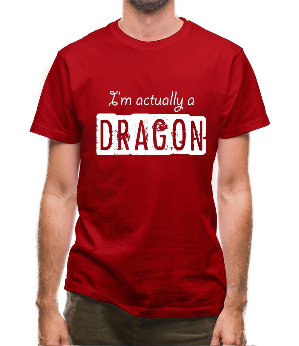 I'm Actually A Dragon Mens T-Shirt
