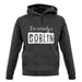 I'm Actually A Goblin unisex hoodie