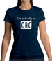 I'm Actually An Orc Womens T-Shirt