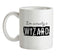 I'm actually a wizard Ceramic Mug