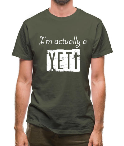 I'm Actually A Yeti Mens T-Shirt