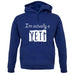 I'm Actually A Yeti unisex hoodie