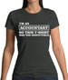 I'm An Accountant, This T-Shirt Was Tax Deductible Womens T-Shirt