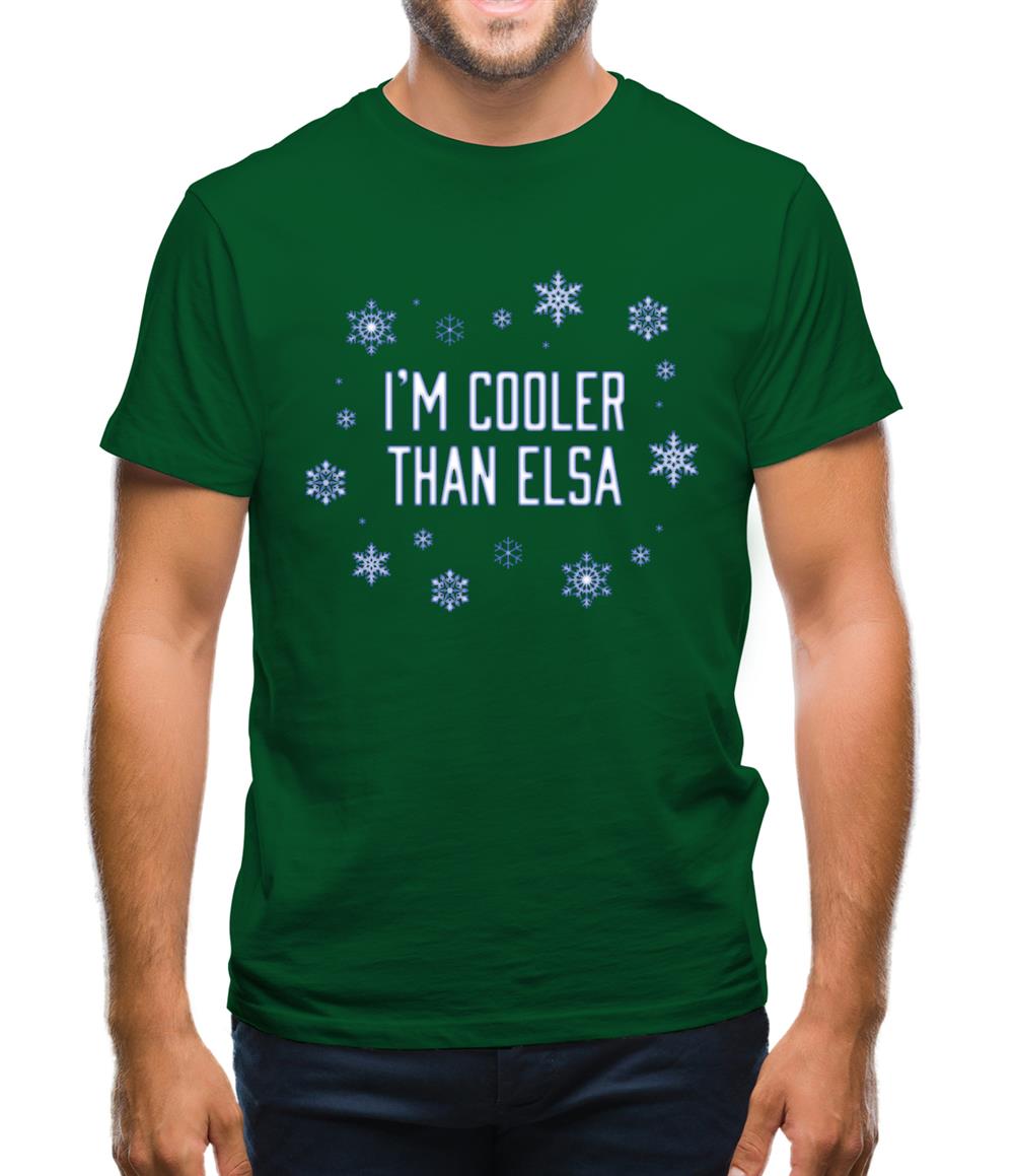 I'm Cooler Than Elsa Mens T-Shirt