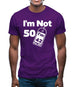 I'm Not 50 I'm 42 Plus Vat Mens T-Shirt