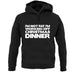 I'm Not Fat I'm Working Off Christmas Dinner unisex hoodie