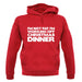 I'm Not Fat I'm Working Off Christmas Dinner unisex hoodie