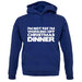 I'm Not Fat I'm Working Off Christmas Dinner unisex hoodie