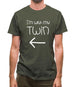 I'm With My Twin ( Left) Mens T-Shirt