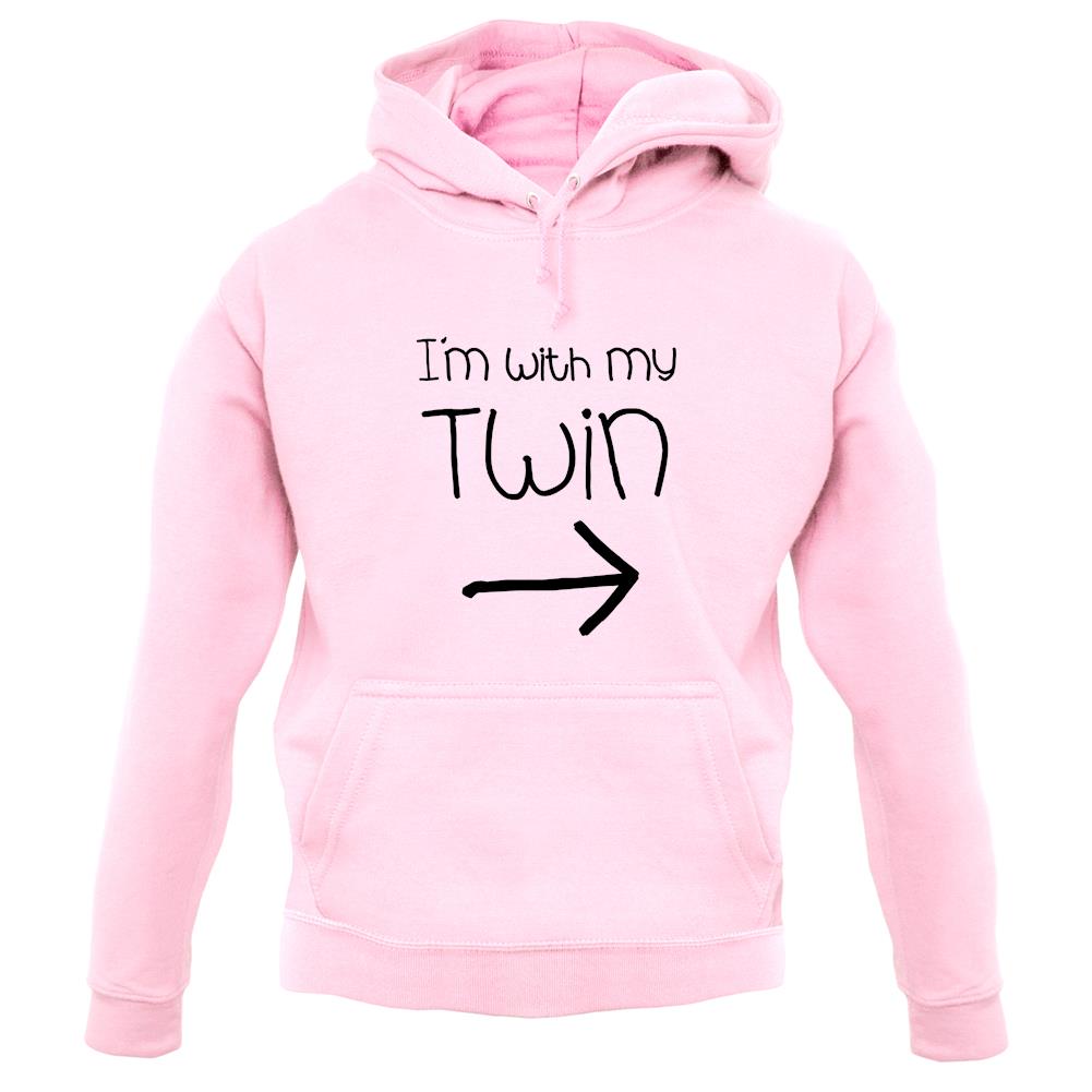 I'm With My Twin (Right) unisex hoodie