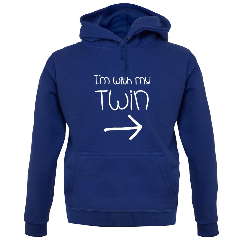 I'm With My Twin (Right) unisex hoodie