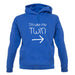I'm With My Twin (Right) unisex hoodie