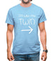 I'm With My Twin (Right) Mens T-Shirt