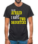 I'm Not Afraid Of You, I Have Two Daughters Mens T-Shirt