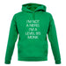 I'm Not A Nerd, I'm A Level 85 Monk unisex hoodie