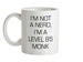 I'm Not A Nerd, I'm A Level 85 Monk Ceramic Mug