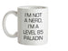 I'm Not A Nerd, I'm A Level 85 Paladin Ceramic Mug