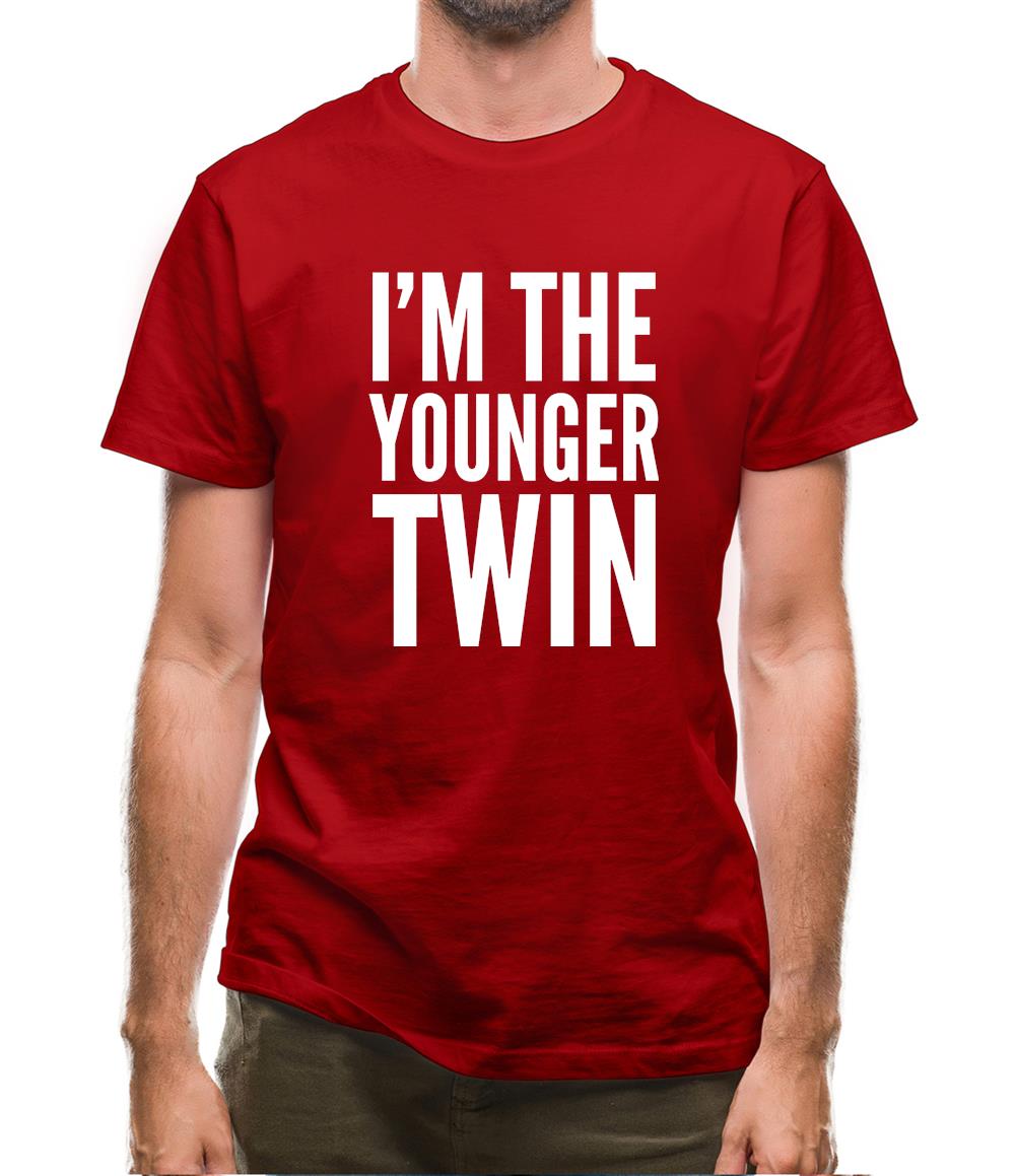 I'm The Younger Twin Mens T-Shirt