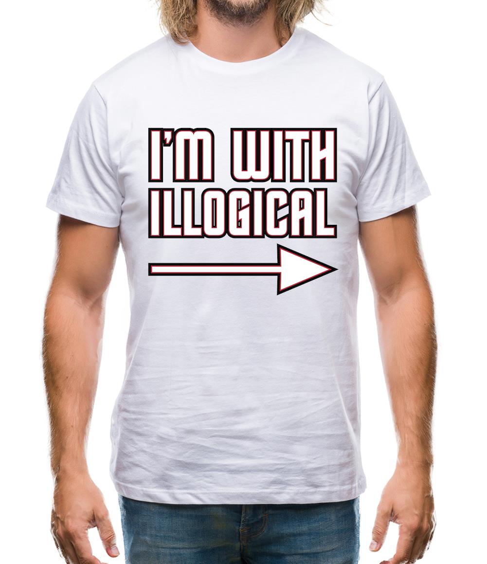 I'm With Illogical Mens T-Shirt