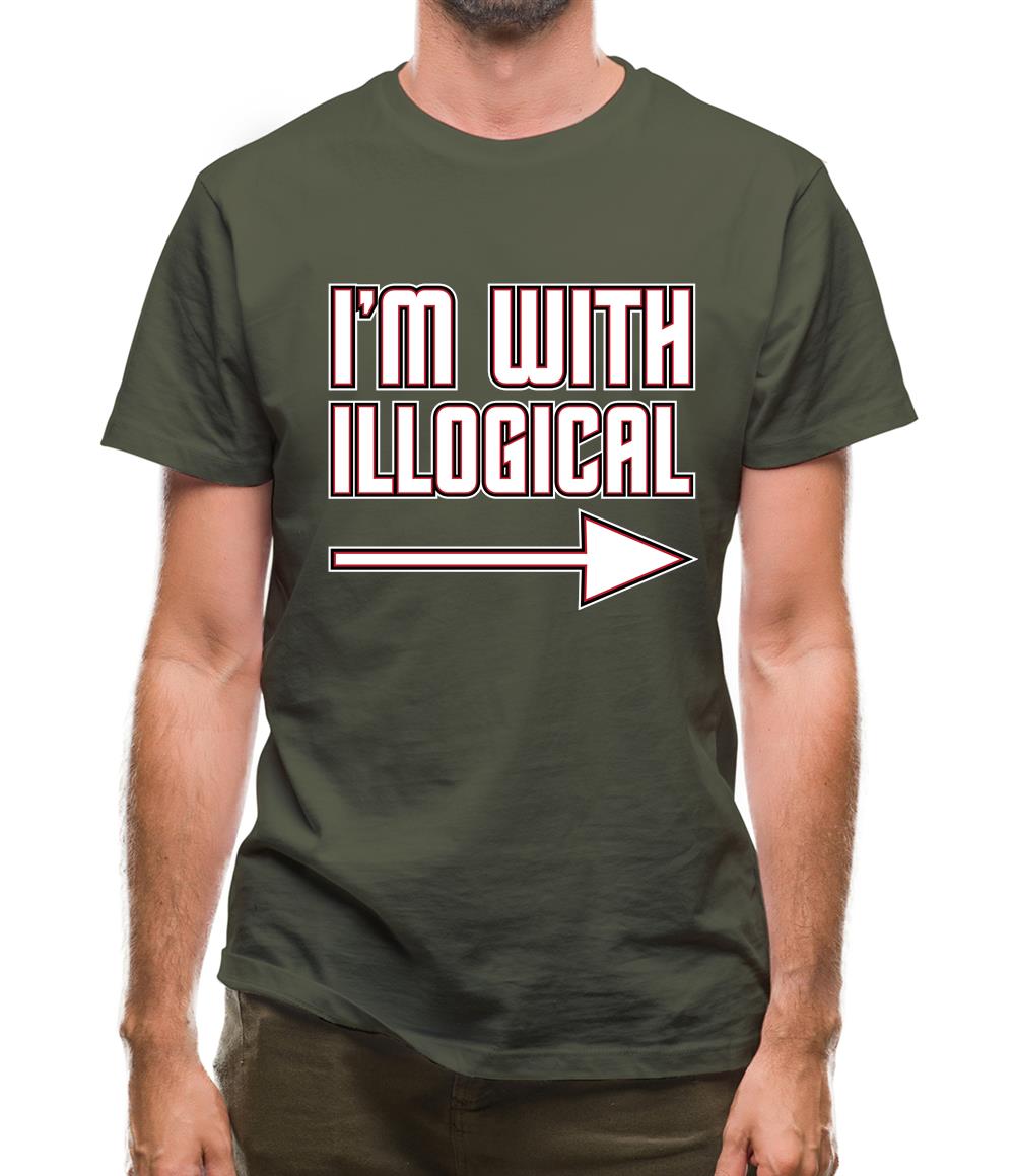 I'm With Illogical Mens T-Shirt