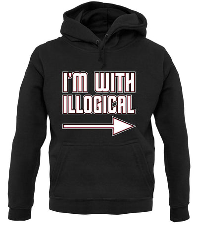 I'm With Illogical unisex hoodie