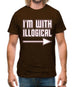 I'm With Illogical Mens T-Shirt