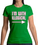 I'm With Illogical Womens T-Shirt