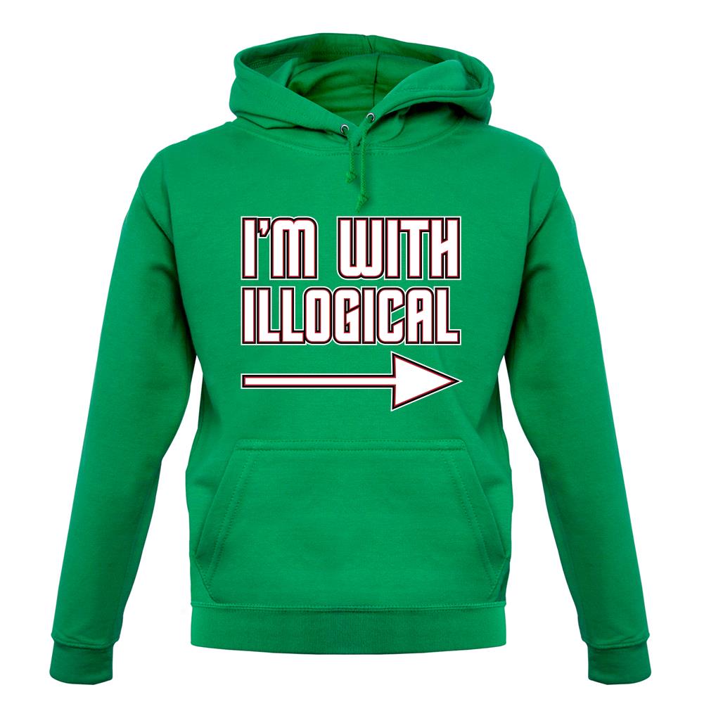 I'm With Illogical unisex hoodie