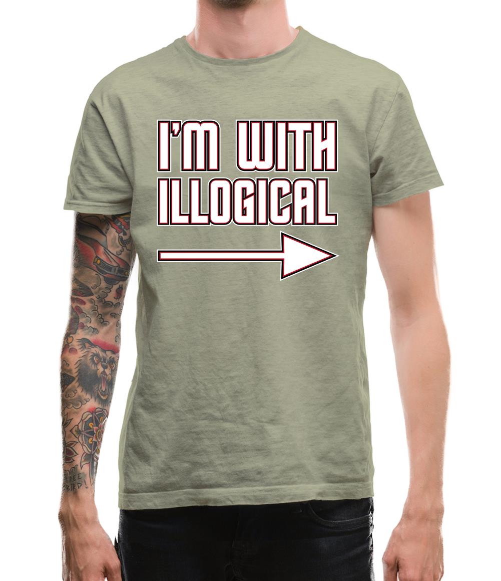 I'm With Illogical Mens T-Shirt