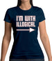 I'm With Illogical Womens T-Shirt