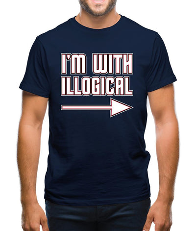 I'm With Illogical Mens T-Shirt