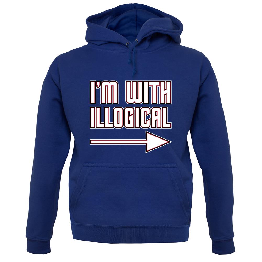 I'm With Illogical unisex hoodie