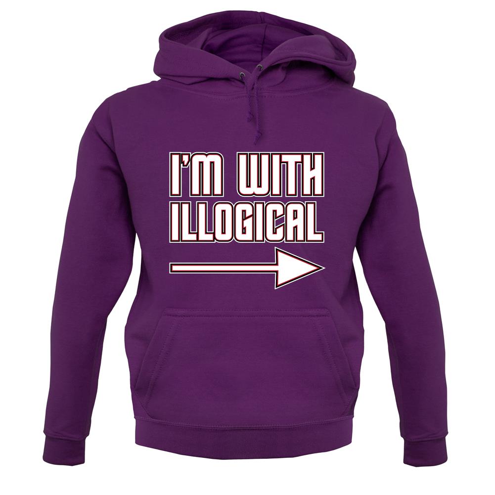 I'm With Illogical unisex hoodie