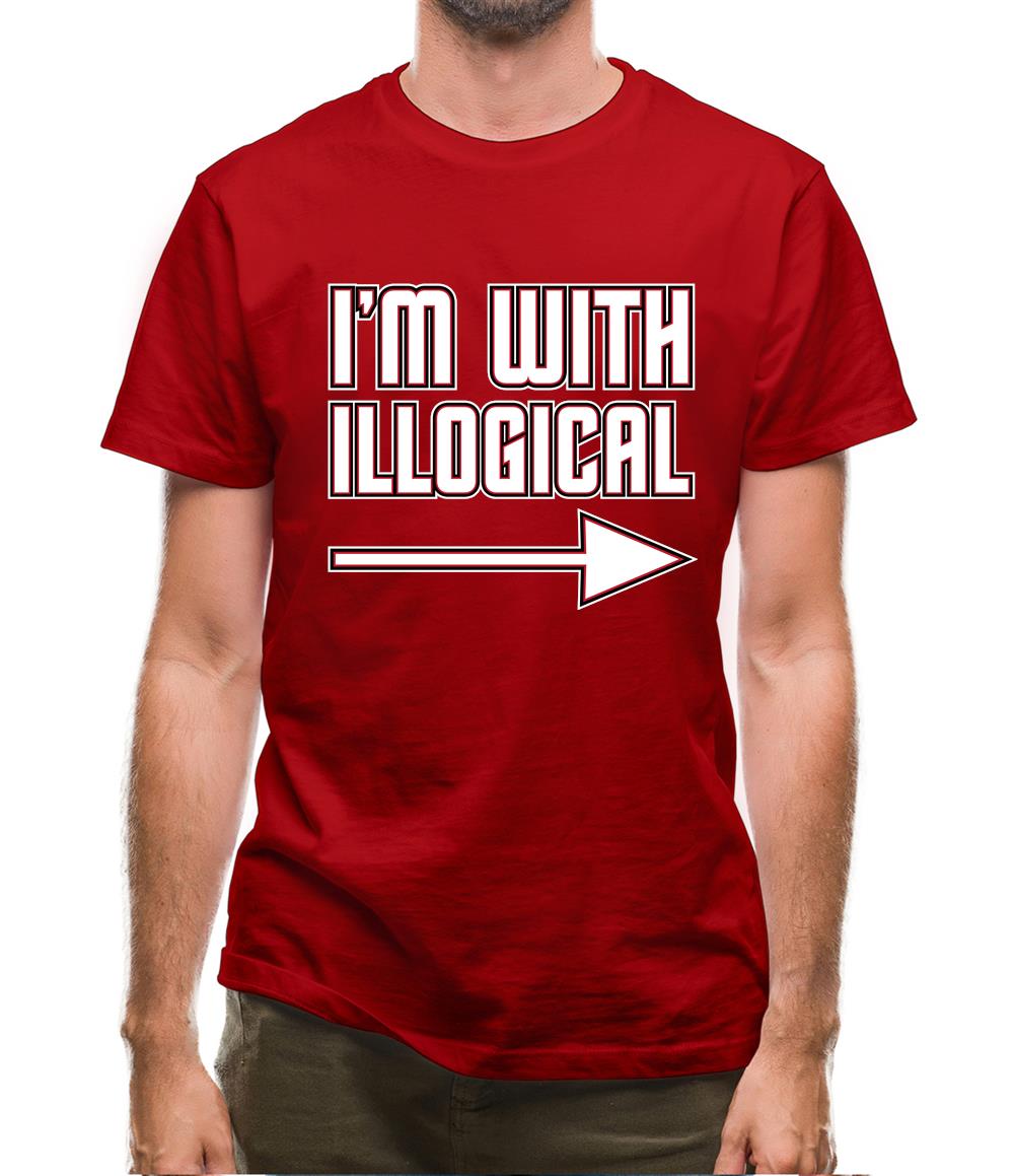 I'm With Illogical Mens T-Shirt