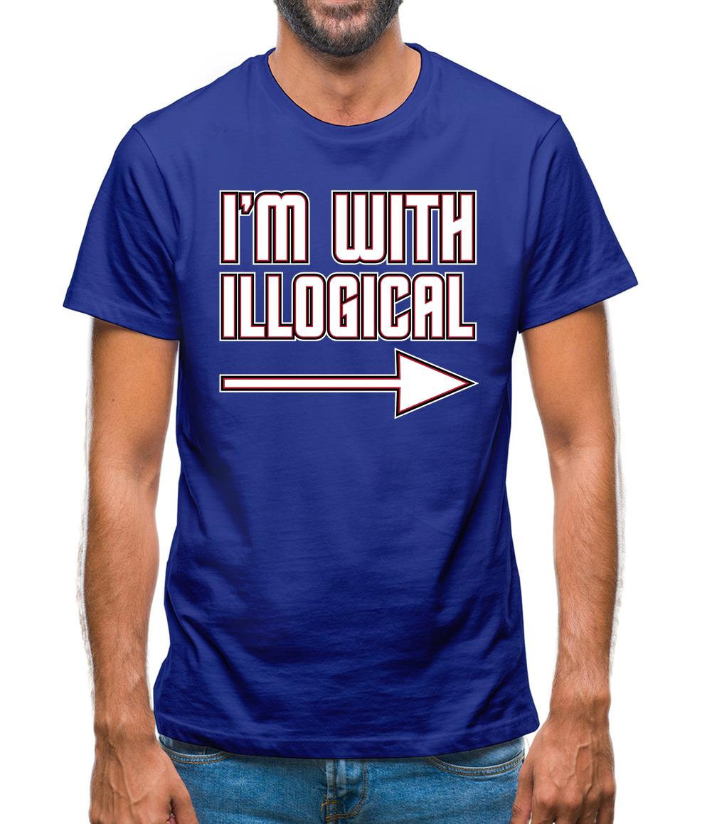 I'm With Illogical Mens T-Shirt